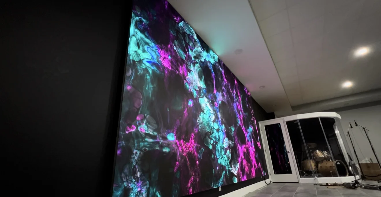Church LED wall installed by MAV in Central Florida